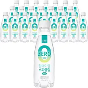 원에이엠 스파클링 라임, 350ml, 24개