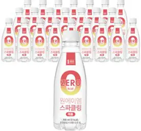 원에이엠 스파클링 애플 탄산수, 24개, 350ml