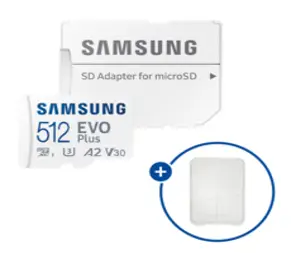 삼성전자 공식인증 정품 마이크로SD 카드 EVO PLUS MB-MC512KR + SD카드 케이스, 512GB+SD카드 케이스, 1개