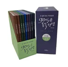 큰글로 읽는 비전성경 90일 통독성경 전9권 (개역개정), 두란노