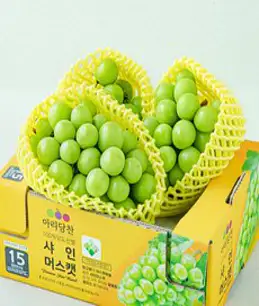 아리당찬 당도선별 샤인머스캣, 1kg, 1팩