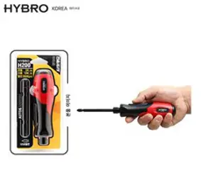 HYBRO USB 충전 전동 드라이버 레드 H200Q, 본품(추가배터리없음), 1개