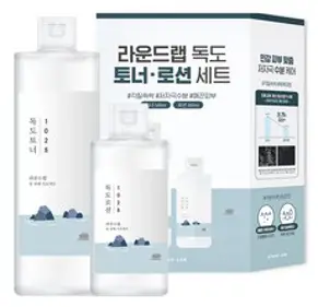 라운드랩 독도 토너 500ml + 로션 200ml 세트, 1세트